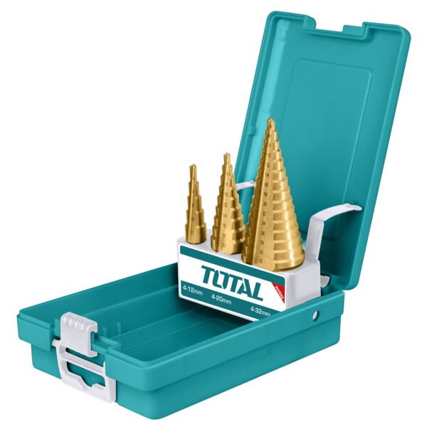 Juego brocas escalonadas Total Tools