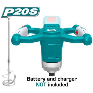 MEZCLADOR DE PINTURA INALAMBRICO 20V BATERIA Y CARGADOR NO INCLUIDO