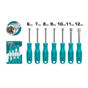 DESTORNILADOR PUNTA HEXAGONAL JUEGO X 7PCS