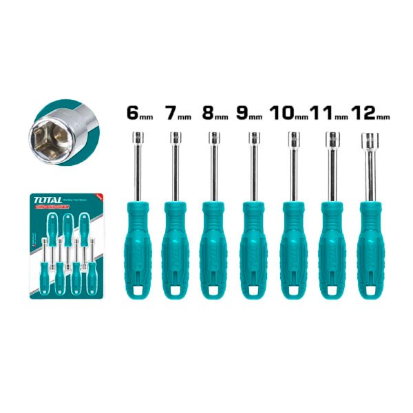 DESTORNILADOR PUNTA HEXAGONAL JUEGO X 7PCS