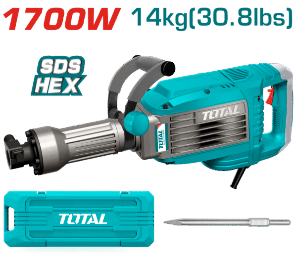 DEMOLEDOR SDS HEX 1700W 50 JULES 14KG SUPER